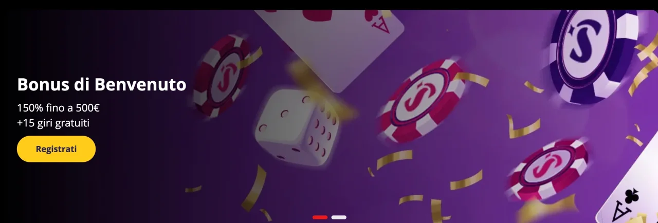 Bonus Stellare e chips viola